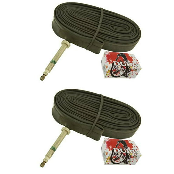 2 Duro Tubes 700 x 20c/23c 52mm Standard Presta Valve. Set of Tube. Pair of Tubes. Two Tubes. 700c bicycle tube, 700c bike tube, track bike tube, fixie bike tube