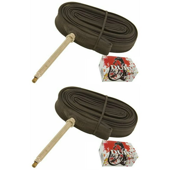 2 Duro Tubes 700 x 20c/23c 80mm Standard Presta Valve. Set of Tube. Pair of Tubes. Two Tubes. 700c bicycle tube, 700c bike tube, track bike tube, fixie bike tube