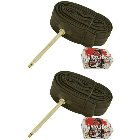 2 Duro Tubes 700 x 35c/38c 80mm Standard Presta Valve. Set of Tube. Pair of Tubes. Two Tubes. 700c bicycle tube, 700c bike tube, track bike tube, fixie bike tube