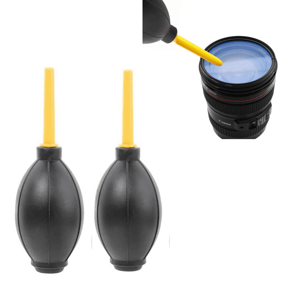 2 Dust Cleaner Blowers for Sony, Nikon, Canon, Pentax, Olympus & More Camera & Camcorders