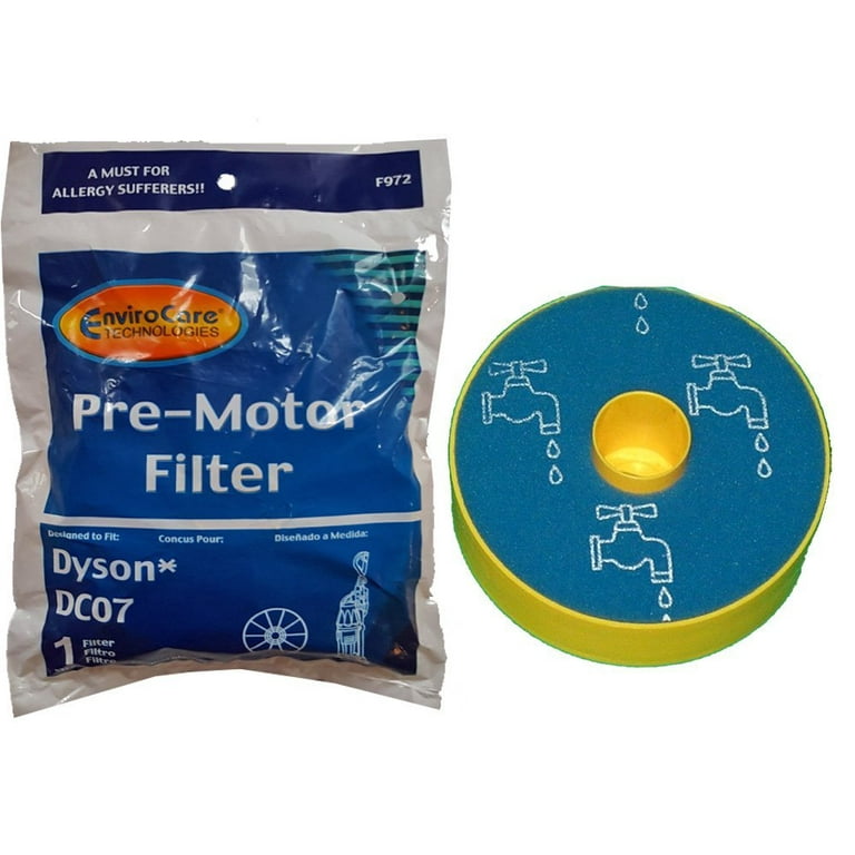 2 Dyson DC07 Pre Motor 904979 02 Filter Vacuum Cleaner Washable