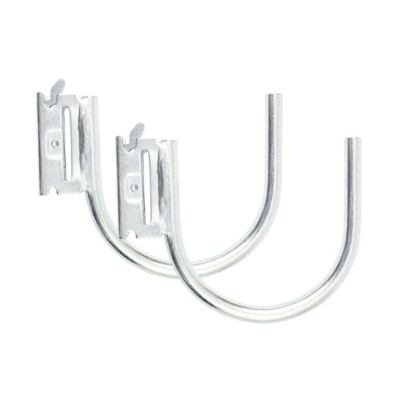 2 Pack 4.5" E-Track J Hook with ETrack Spring Fitting for Box Trucks - Steel Hanging Hook for Your ETrack Rail System - Tie Down E-Track Accessories for Enclosed Trailer, Vans & Garage