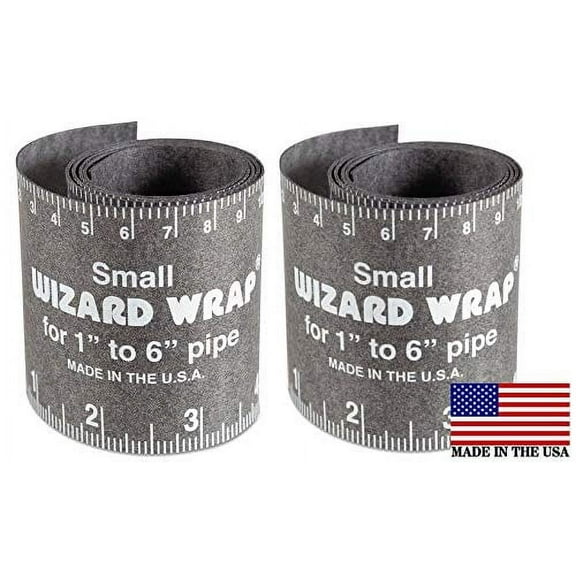 2 EACH Flange Wizard WW-16 Small Wrap 30 Long x 2-5/8 Wide For Pipe 1 to 6 Diameter