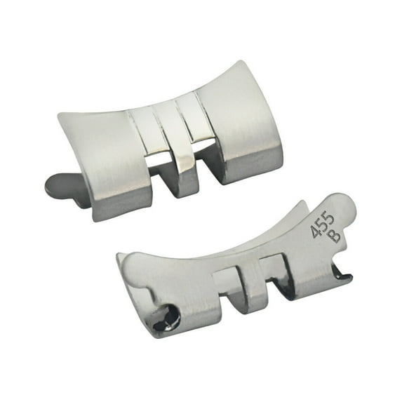 2 END LINK PIECE FOR JUBILEE BAND ROLEX LADY 6916 6917 69173 69174 69179 13MM