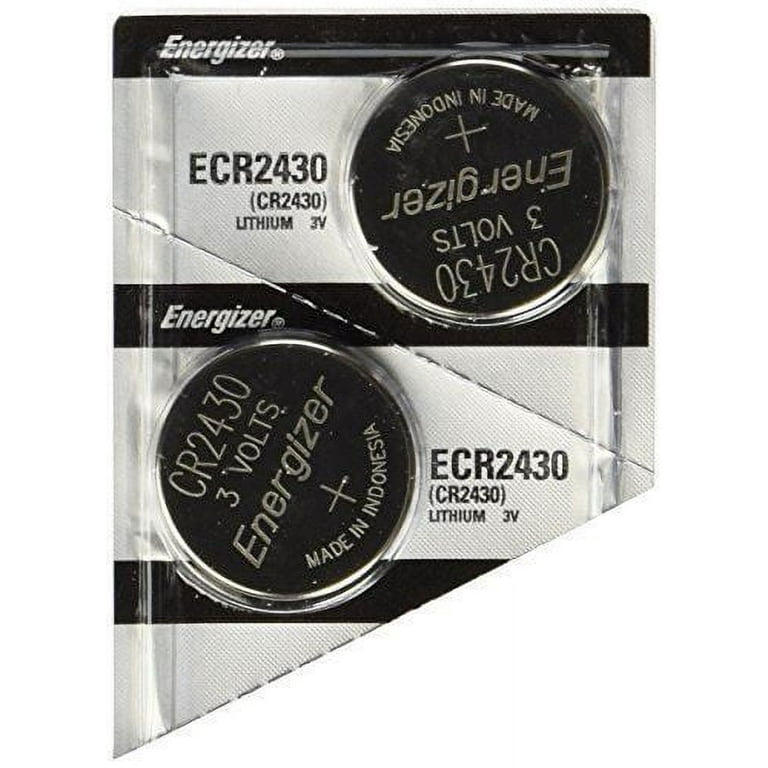 2 Energizer (2 Pc) 2430 3V Lithium Coin Cell Batteries