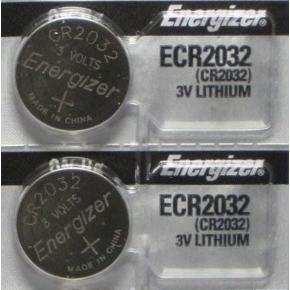 2 ENERGIZER (2 Pc) 2032 3V Lithium Coin Cell Batteries