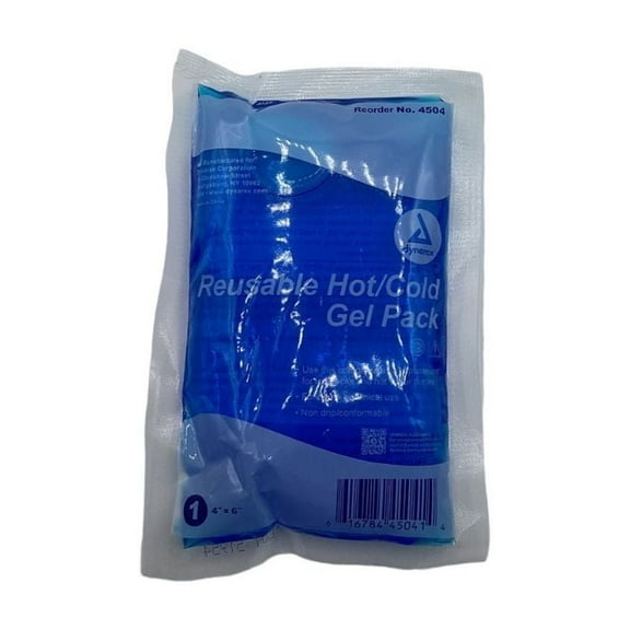 (2 Each) Dynarex Reusable Hot/Cold Gel Packs 4" x 6" (MS-80360)