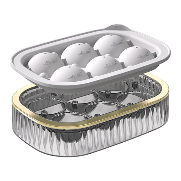 2 Easy Release Household Ice Grid for Making Clear Ice Cubes with Nonstick Design and Reusable Ice Tray for Home Bar Kitchen