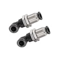 thumbnail image 1 of 2 End 8mm Tube Push Lock Elbows, M16 L Shape Bulkhead Union Air Fitting 2pcs, 1 of 3