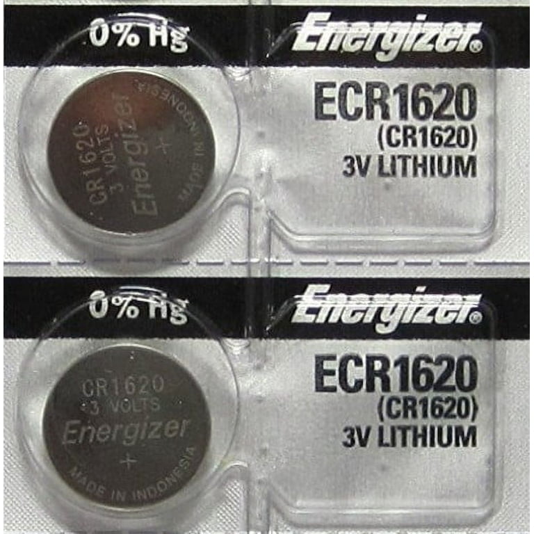 Energizer ECR1620 79mAh 3V Lithium (LiMnO2) Coin Cell Battery - 1 Piece  Tear Strip, Sold Individually