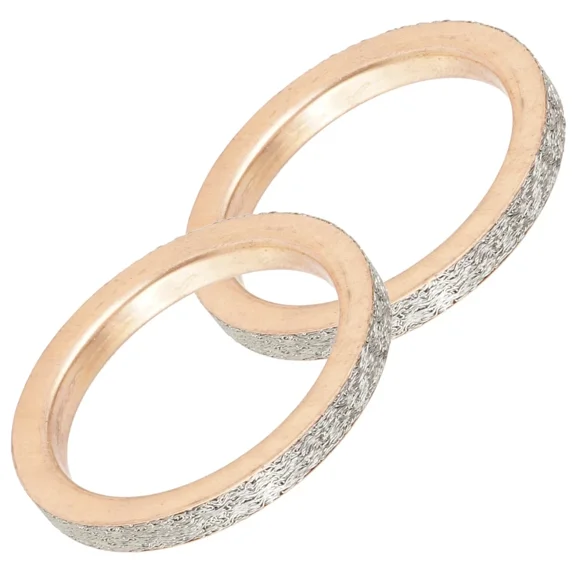 2 Exhaust Muffler Pipe Gasket for Yamaha Tx650 1973-1974 / XS650 XS650S 1975-83