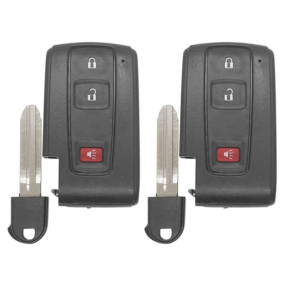 2 FOR 2004-2009 TOYOTA PRIUS SMART KEY REMOTE FOB MOZB31EG B31EG 2584A-B31EG 4D-70E CHIP 315MHZ Sliver Logo only