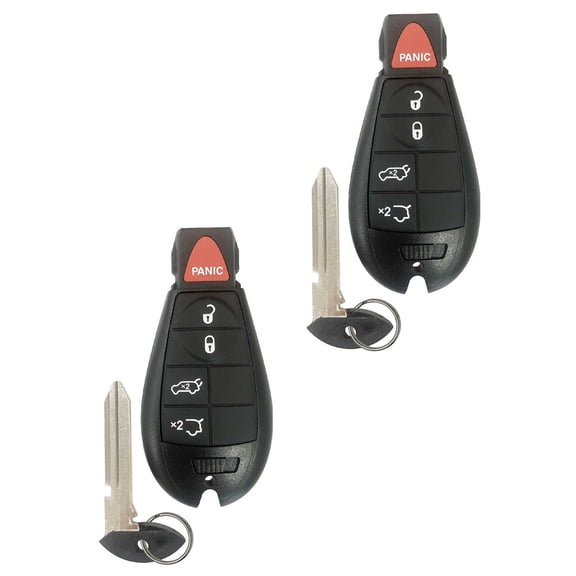 2 FOR 2008 - 2013 Dodge Fobik Key 5B FCC# IYZ-C01C / M3N5W783X - 433 MHz
