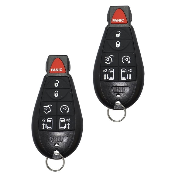 2 FOR 2008 - 2016 Chrysler Town-Country Fobik Key 7B FCC # IYZ-C01C 433MHZ