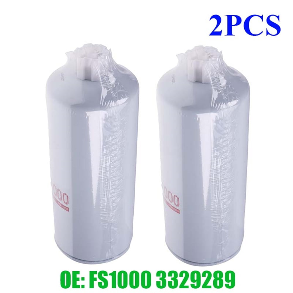 2 FS1000 Fuel Water Separator Spin-On For 3329289 Cummins - Walmart.com