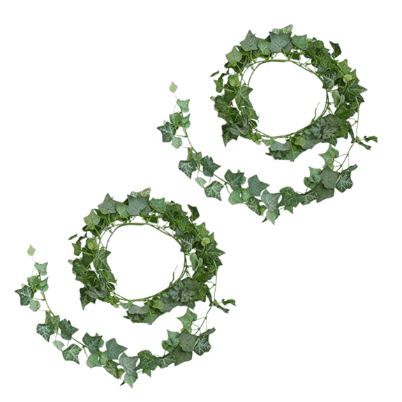 2 Fake Silk Ivy Garlands - for Floral Work and Decor - Factory Direct Craft