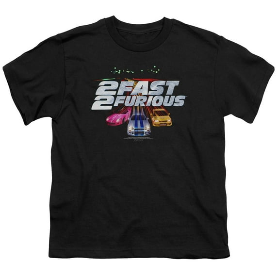 2 Fast 2 Furious - Logo - Youth Short Sleeve Shirt - Large