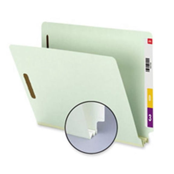 2-Fastener Folder- Straight Tab- Legal - Gray