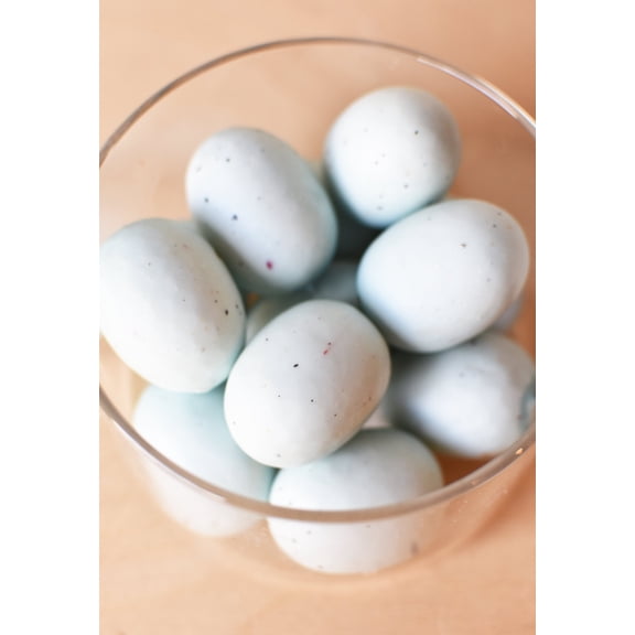 2" Faux Light Blue Eggs Assortment