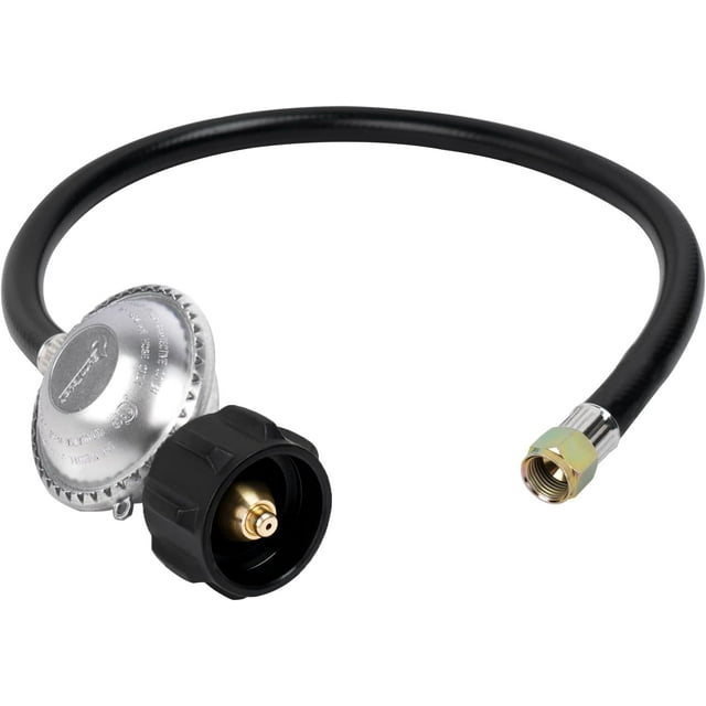 2 Feet Universal Gas Grill Regulator and Hose, Replacement for er