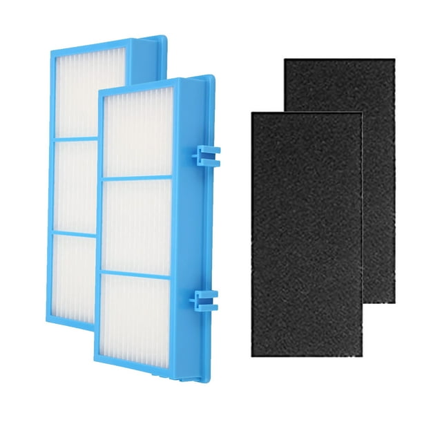 2 Filter + 2 Carbon Booster Filters for Holmes Air Filter Replacement