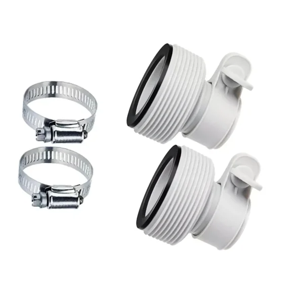 2* Filter Pump Hose Adapter B Hose 1.25" To 1.5" For Bestway Coleman Intex