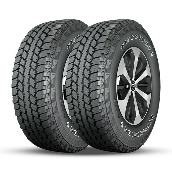 2 Firestone Destination AT/2 275/65R18 116T All Terrain 3PMSF 55K Mileage FS012112 / 275/65/18 / 2756518