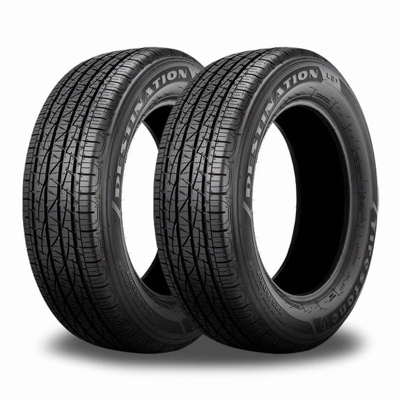 2 Firestone Destination LE 2 225/65R17 102H All Season Truck SUV 60K Mi Warranty FS006578 / 225/65/17 / 2256517