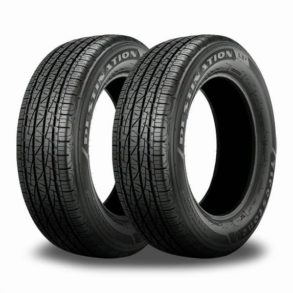 2 Firestone Destination LE 2 225/65R17 102H All Season Truck SUV 60K Mi Warranty FS006578 / 225/65/17 / 2256517