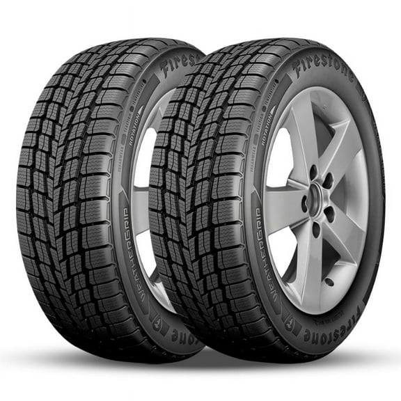 2 Firestone Weathergrip 185/55R15 82V 640AA ALL WEATHER Tires 65K Mile Warranty FS011549 / 185/55/15 / 1855515