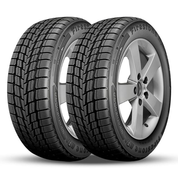 2 Firestone Weathergrip 235/55R17 99V Tire, All Season, 3PMSF Snow Rated, 65K Mi FS011523 / 235/55/17 / 2355517