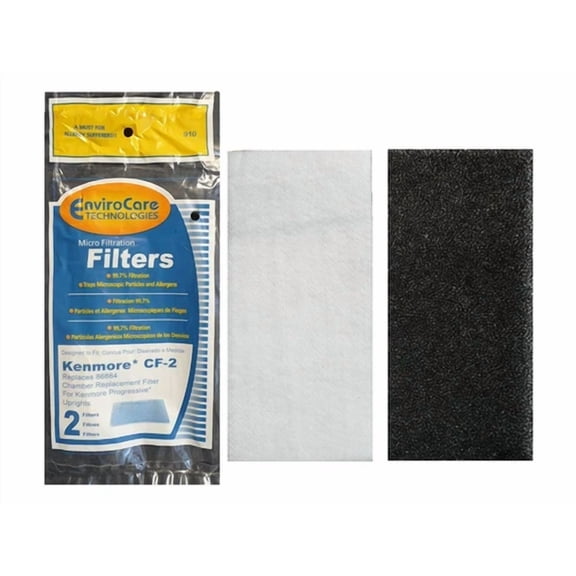 2 Fits For Envirocare Cf-2 Allergy86884 Filter 4370432 Progressive Cleaner