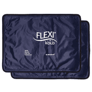 FlexiKold Gel Ice Packs Large 10.5  x 14.5    2 Pack Reusable Cold Therapy Packs for Injuries, Back, Shoulder & Knee Pain Relief by NatraCure