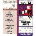 thumbnail image 1 of 2 Florida St basketball early 90s ticket stubs (Charlie Ward), 1 of 1