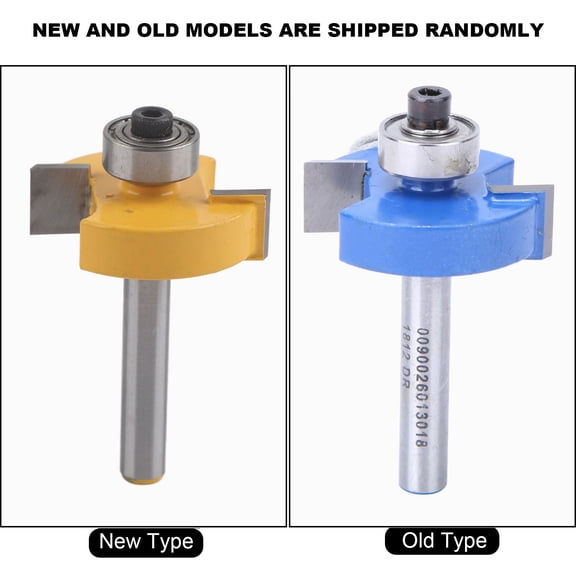 2-Flute YG8 Alloy Rabbeting Router Bit with 1/4 Inch Shank for Woodworking Milling 8 Inch 4