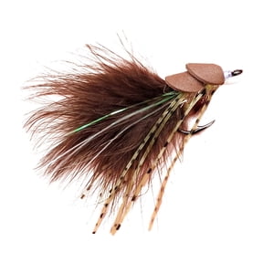 2. Foam Head Steel Jigs Streamers Fly 1/3pcs, Floating Fishing Lure Baits for Trout in Saltwater Freshwater
