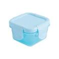 thumbnail image 1 of Under $2 Food Storage Containers, Blue Airtight Containers, 6-Pack Small Plastic Food Storage Containers with Lids, Airt Leak Proof Lunch Box for Snacks, Leftovers, Portion Control, by Goohae, 1 of 5