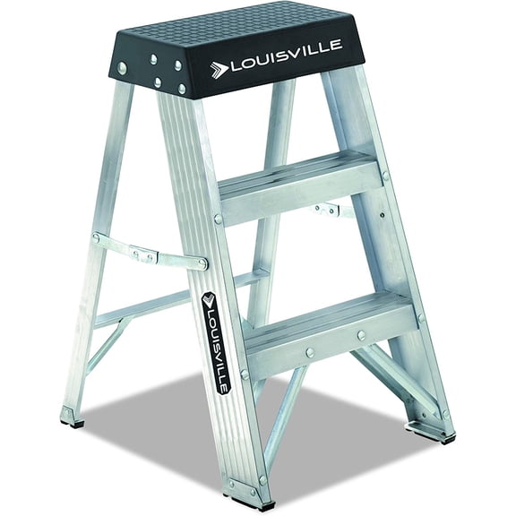 2-Foot Aluminum Step Stool Industrial, 300-Pound Load Capacity, Type IA, AS3002