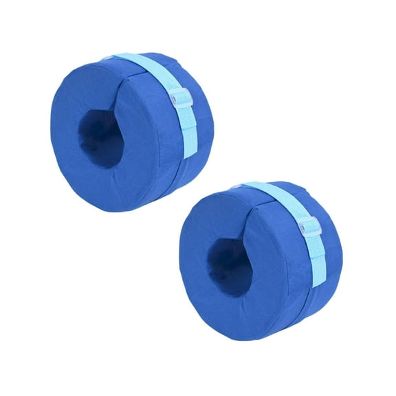 2 Foot Support Pillows Fixing Clip, 1 Blue Bandage Foot Support Pillow * 2 Fixing Clip, Blue
