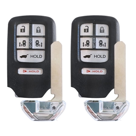 2 For 2014 2015 2016 2017 Honda Odyssey Keyless Smart Prox Remote Car Key Fob KR5V1X