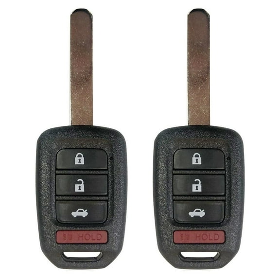 2 For 2014 2015 2016 Honda Accord Civic Car Key Fob Keyless Remote MLBHLIK6-1T