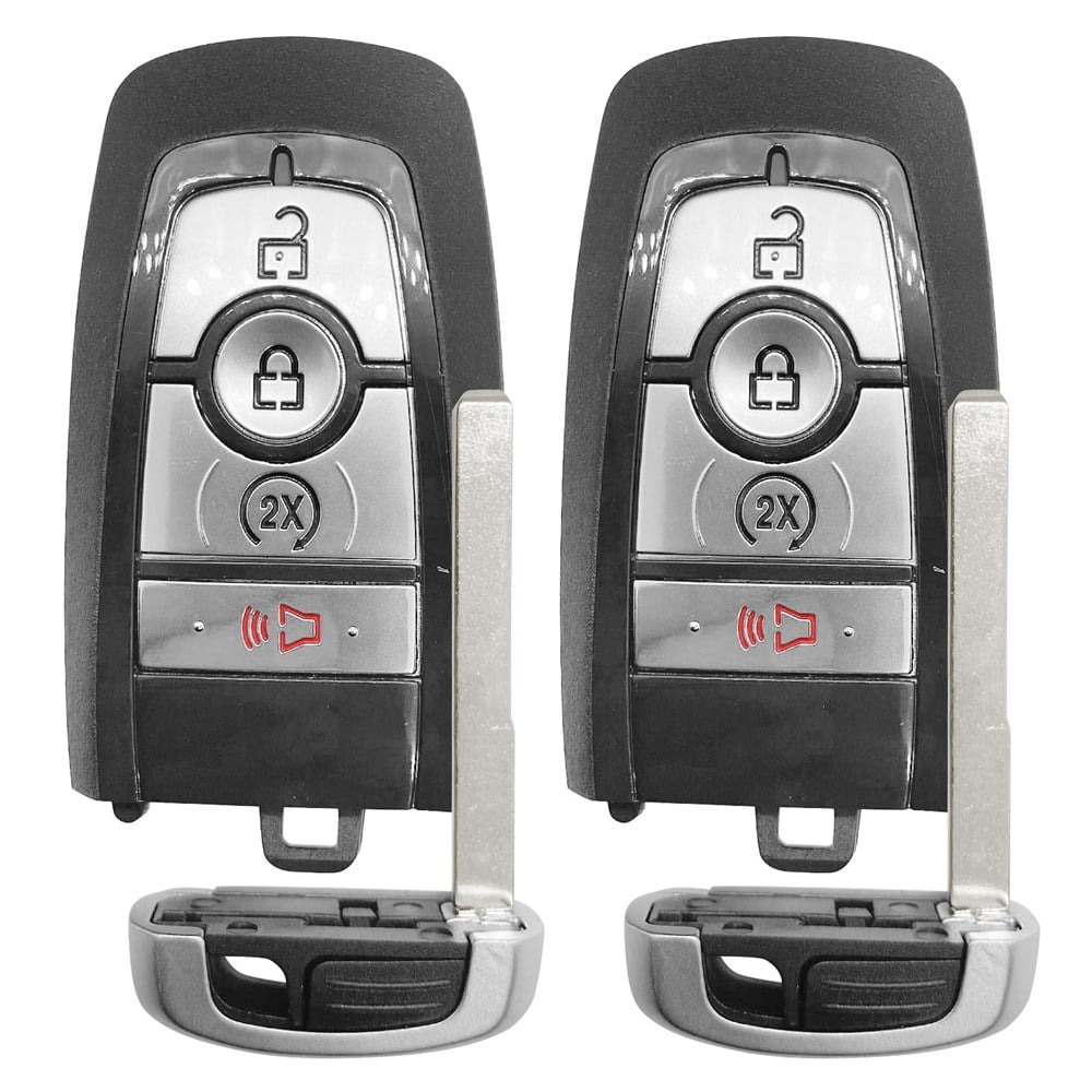2 For 2017-2020 FORD FUSION MUSTANG EDGE SMART REMOTE KEY FOB 4 BUTTON