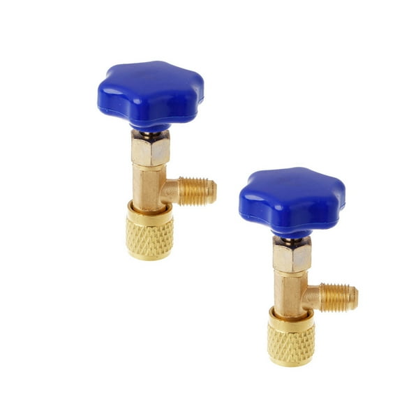 2 For R134a A/C Can Tap 1/2" Tapper Dispensing Valve Adapter Refrigerant Opener