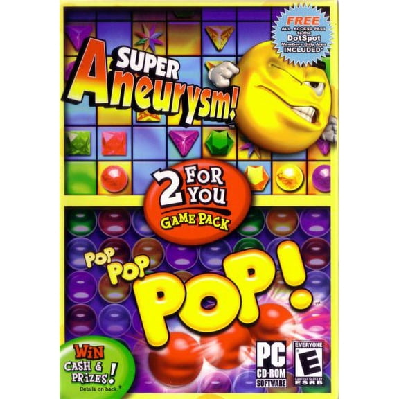 2 For You Game Pack- Super Aneurysm and Pop Pop Pop - PC