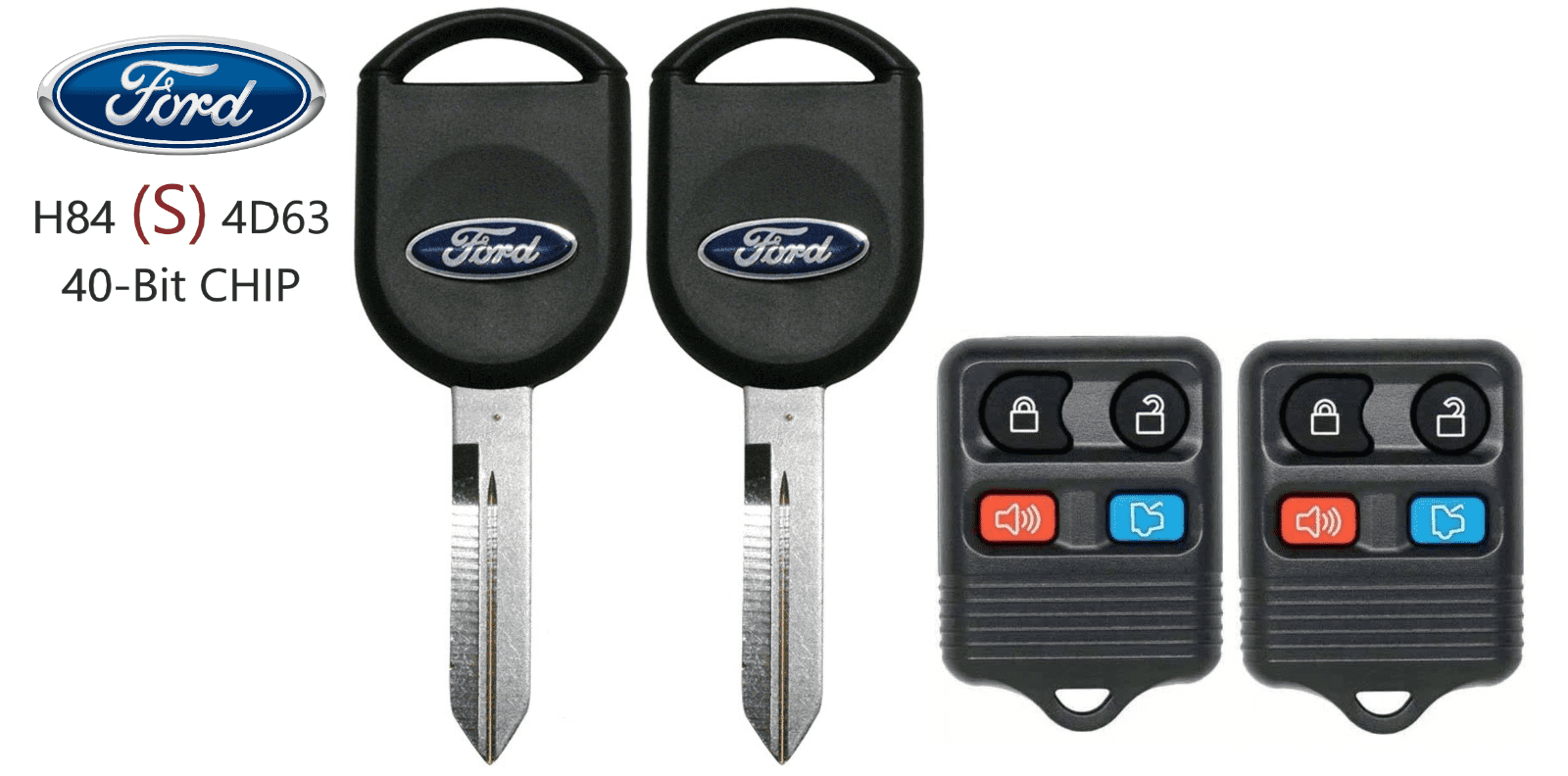 Ford Autoschlüssel 13376414 mit Elektronik - Mr Key