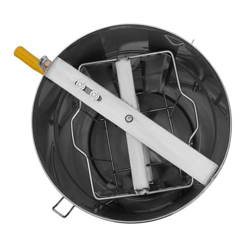 2-Frame Honey Extractor,Stainless Steel Manual Crank Honey Extractor ...