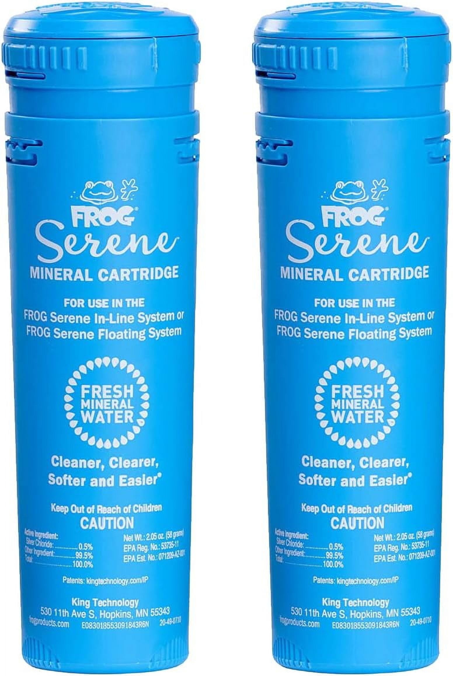 2 Frog Serene Mineral Replacement Cartridges for Hot Tubs for use only with Frog Serene inLine