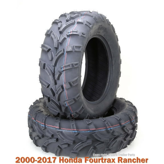 2 Front ATV Tire Set 24x8-12 24x8x12 for 2000-2017 Honda Fourtrax Rancher