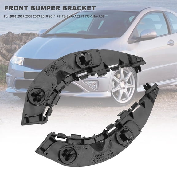 2 * Front Bumper Bracket-Black