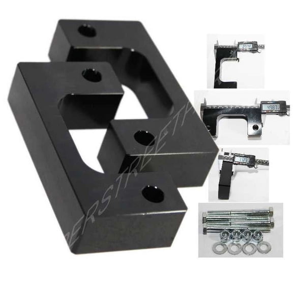 2" Front Leveling Lift fit 07-17 GMC Sierra 1500/Yukon 2WD 4WD Black 2" Front Leveling Lift fit 07-17 GMC Sierra 1500/Yukon 2WD 4WD Black